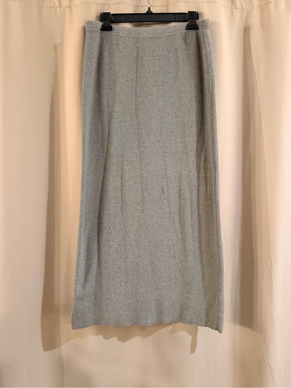 Moda International Light Gray Knit Maxi Skirt
